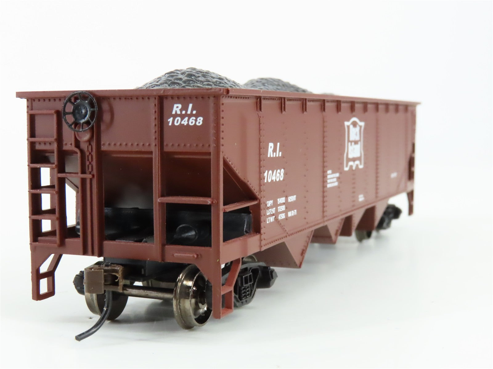 HO Scale Bachmann 17608 RI Rock Island 40' 4-Bay Hopper 10468 RTR