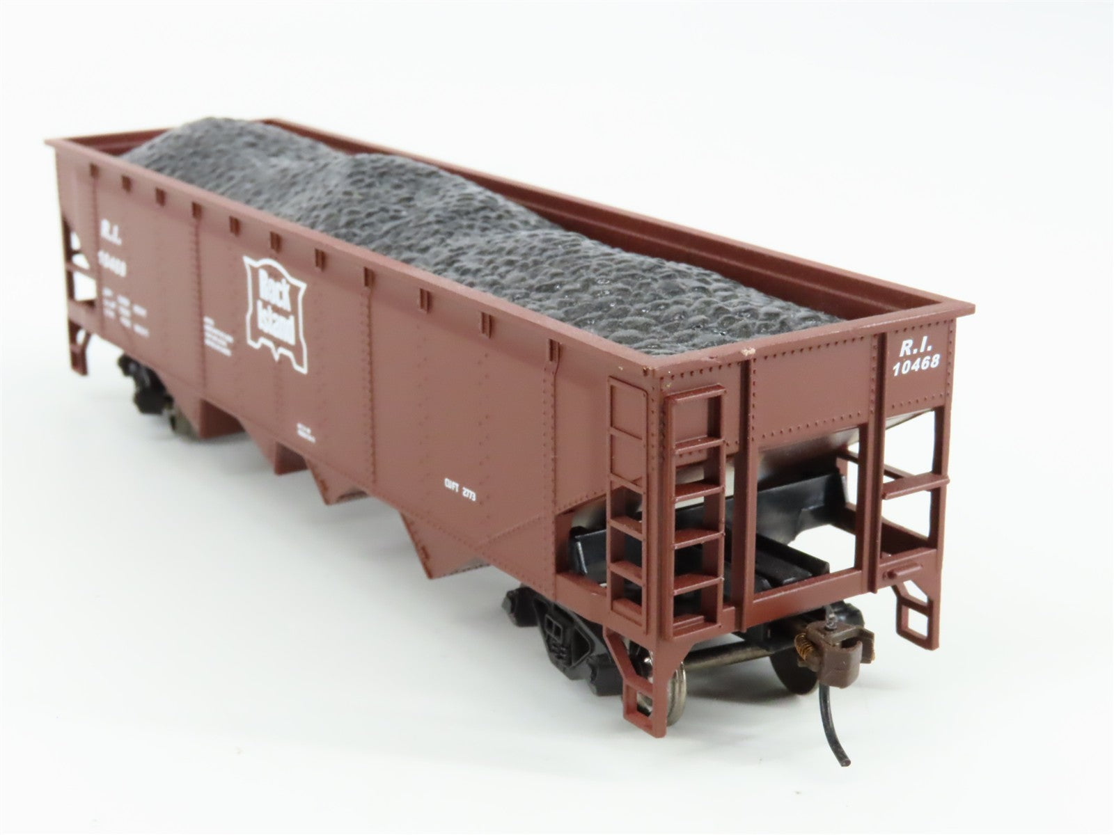 HO Scale Bachmann 17608 RI Rock Island 40' 4-Bay Hopper 10468 RTR
