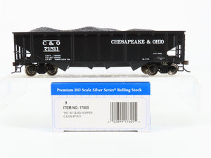 HO Scale Bachmann 17605 C&O Chesapeake & Ohio 40' 4-Bay Hopper 71511 RTR