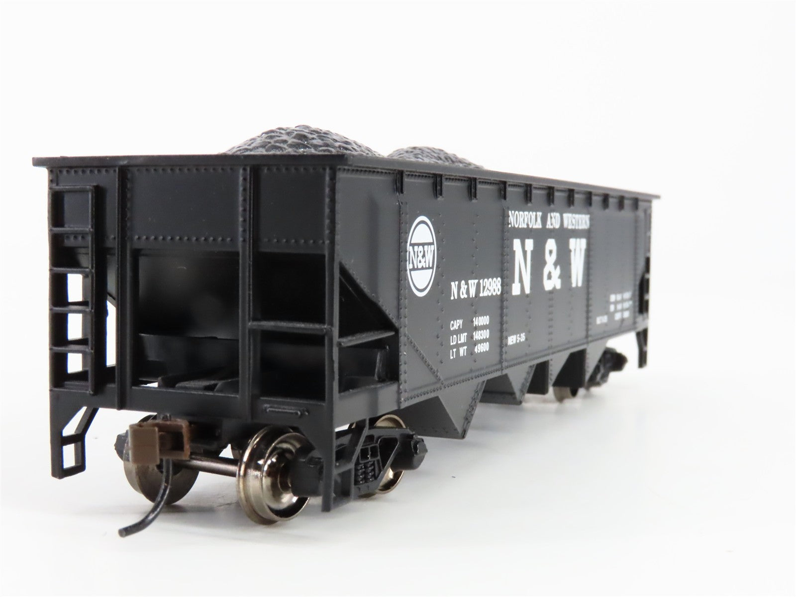 HO Scale Bachmann 17642 NW Norfolk & Western 40' 4-Bay Hopper 12988 RTR
