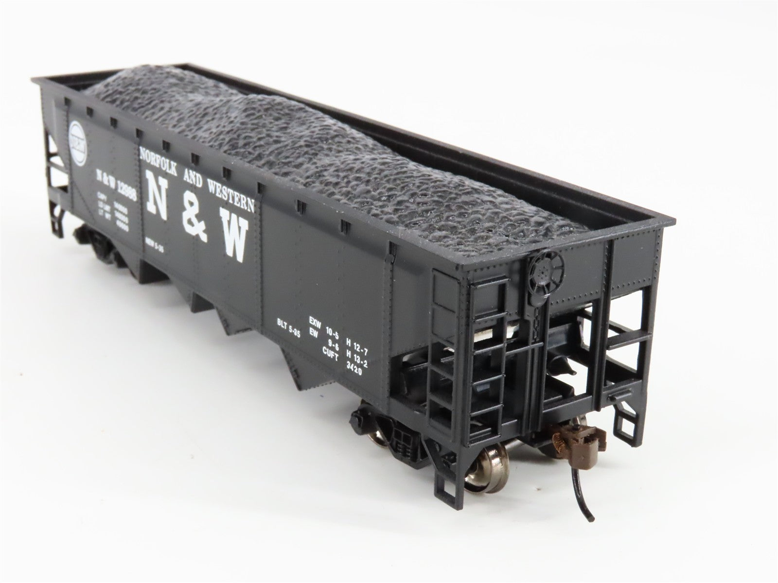 HO Scale Bachmann 17642 NW Norfolk & Western 40' 4-Bay Hopper 12988 RTR