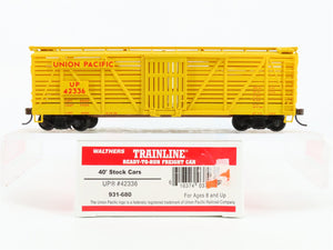 HO Scale Walthers 931-680 UP Union Pacific 40' Stock/Cattle Car 42336 RTR