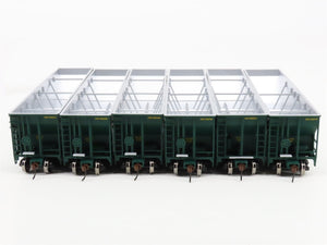 HO Scale Walthers 932-7829 Chicago & North Western RD4 Coal Hopper 6-Pack RTR