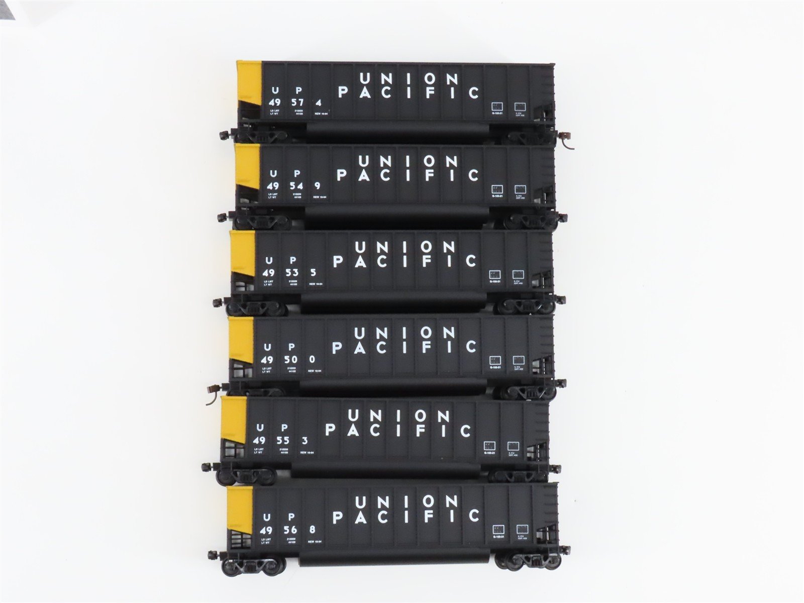 HO Scale Walthers 932-5313 UP Union Pacific Gondola 6-Pack 49500 RTR