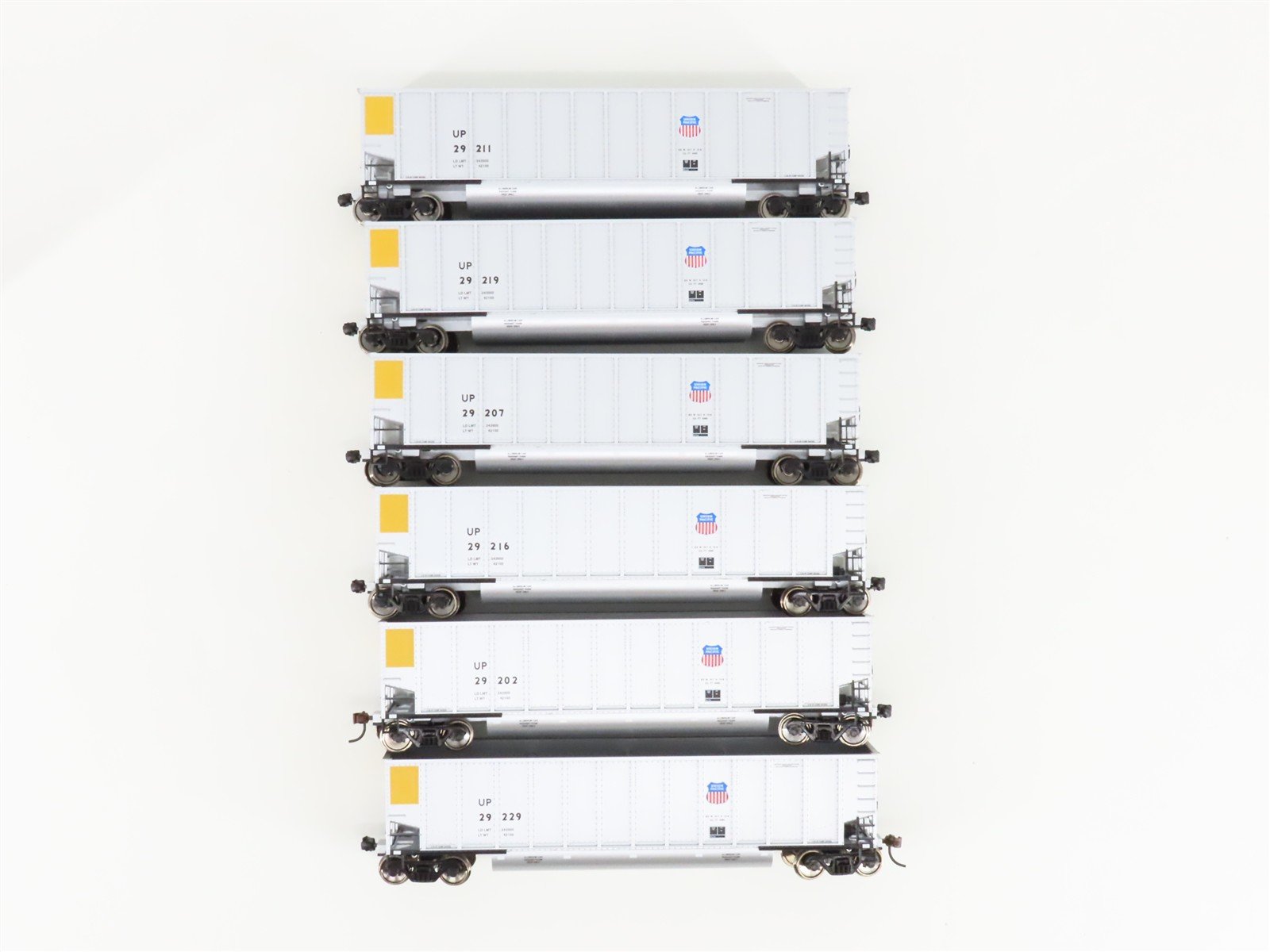 HO Scale Walthers 933-5340 UP Union Pacific Bethgon Gondola 6-Pack RTR