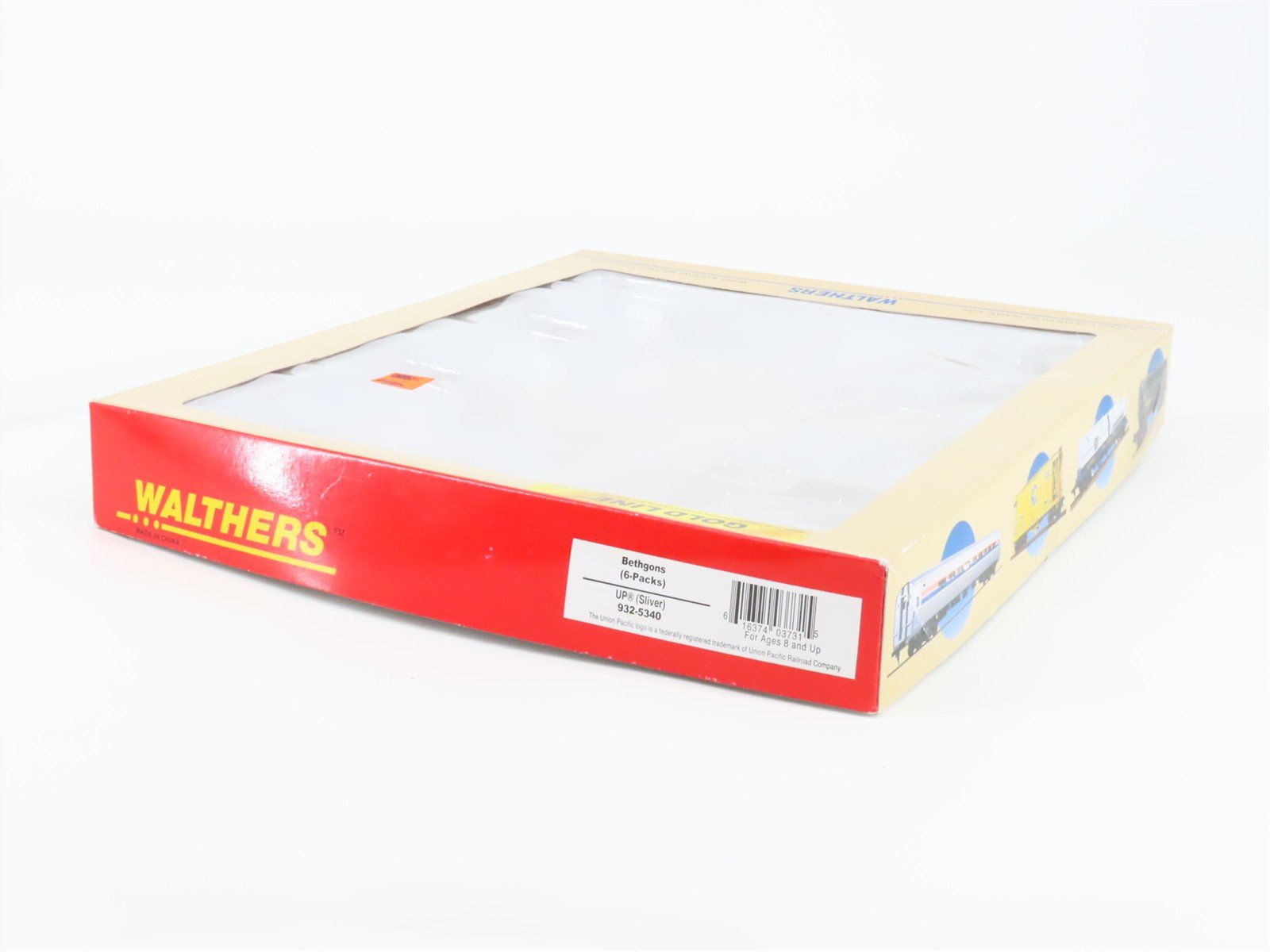 HO Scale Walthers 933-5340 UP Union Pacific Bethgon Gondola 6-Pack RTR