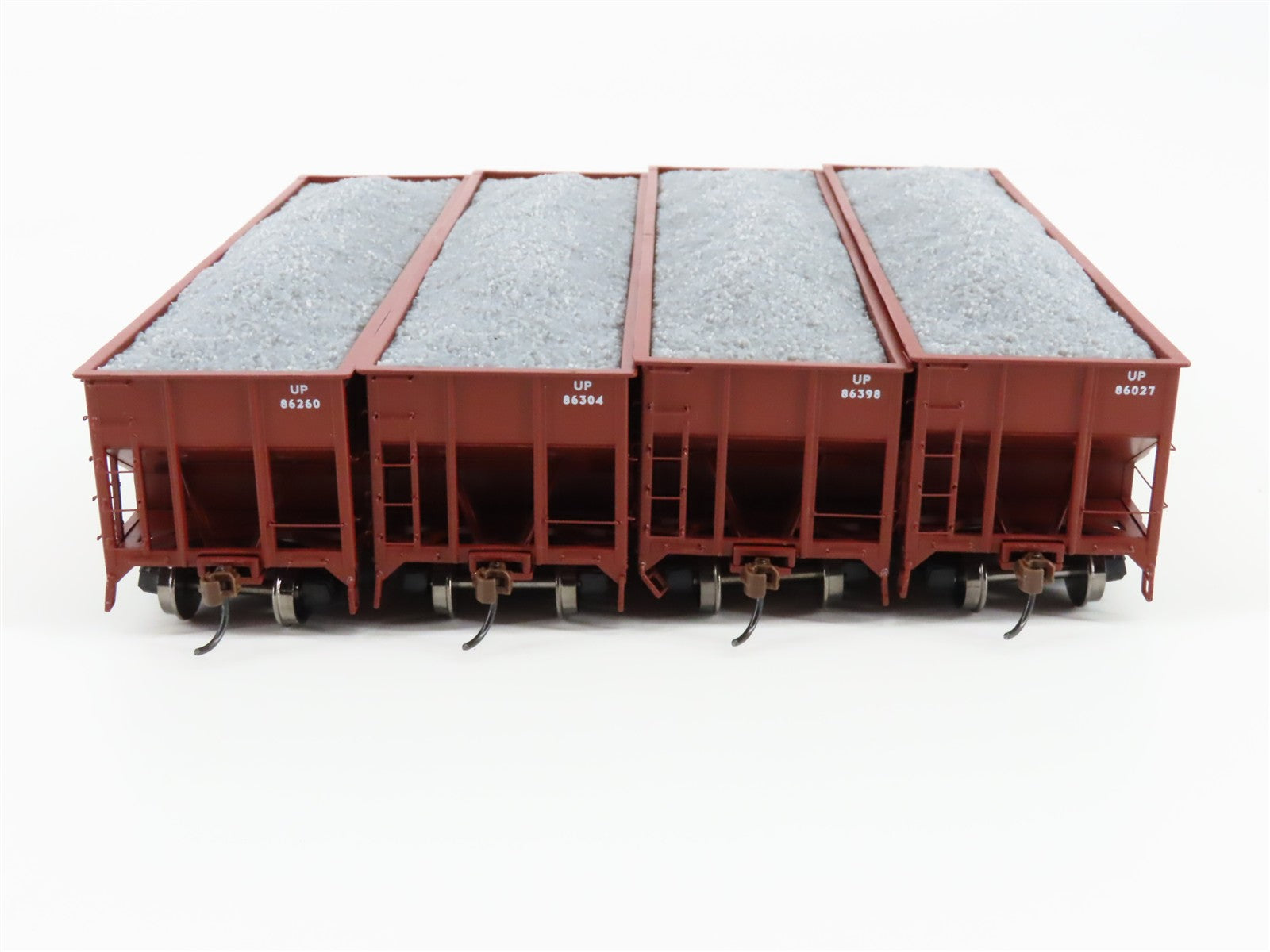 Athearn ATH14531 UP Union Pacific 40' 3-Bay Offset Ballast Hopper 4-Pack RTR