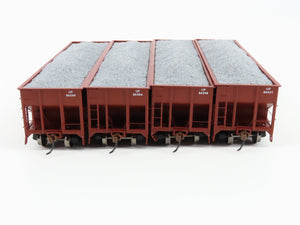 Athearn ATH14531 UP Union Pacific 40' 3-Bay Offset Ballast Hopper 4-Pack RTR