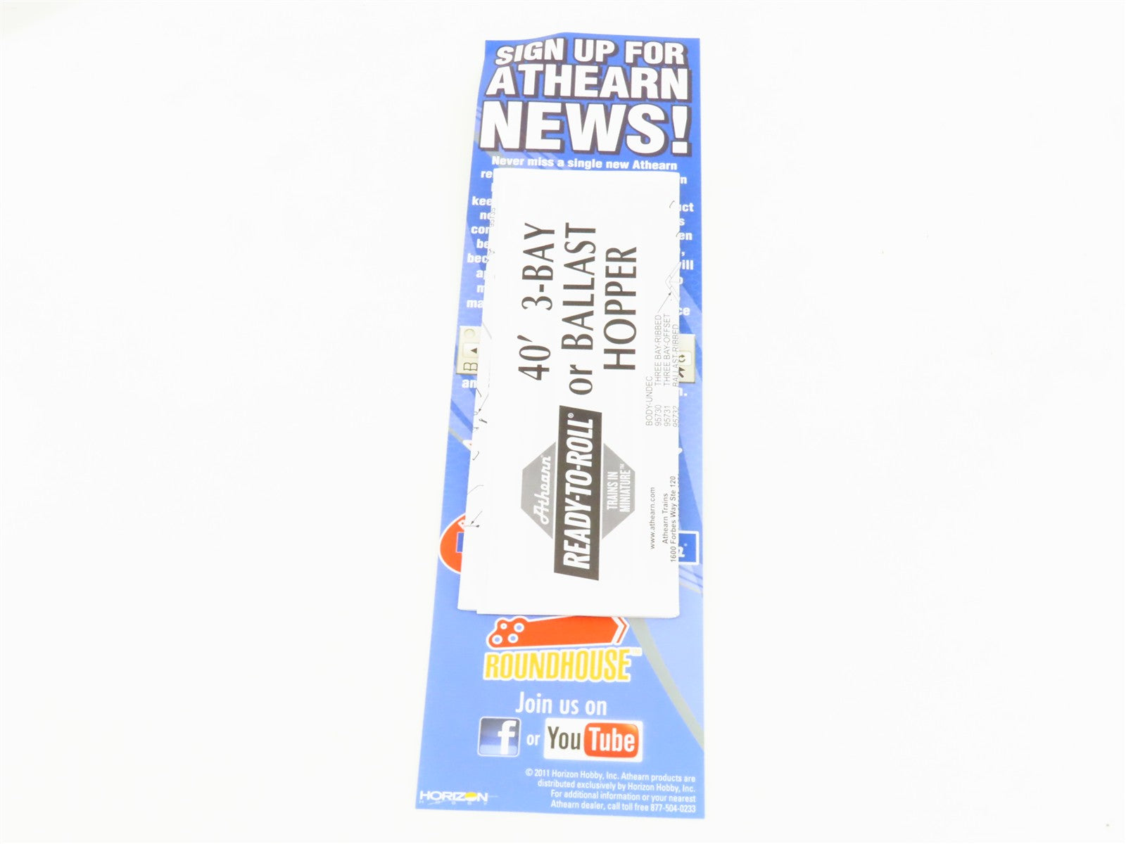 Athearn ATH14531 UP Union Pacific 40' 3-Bay Offset Ballast Hopper 4-Pack RTR