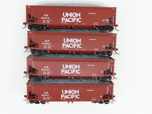 HO Scale Athearn ATH14532 Union Pacific 40' 40' Offset Ballast Hopper 4-Pack RTR