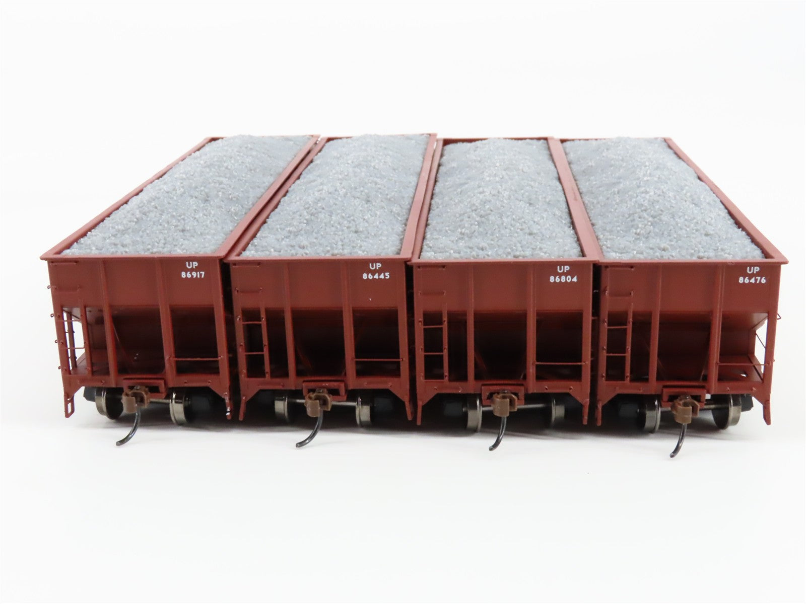 HO Scale Athearn ATH14532 Union Pacific 40' 40' Offset Ballast Hopper 4-Pack RTR