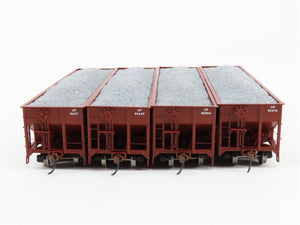 HO Scale Athearn ATH14532 Union Pacific 40' 40' Offset Ballast Hopper 4-Pack RTR