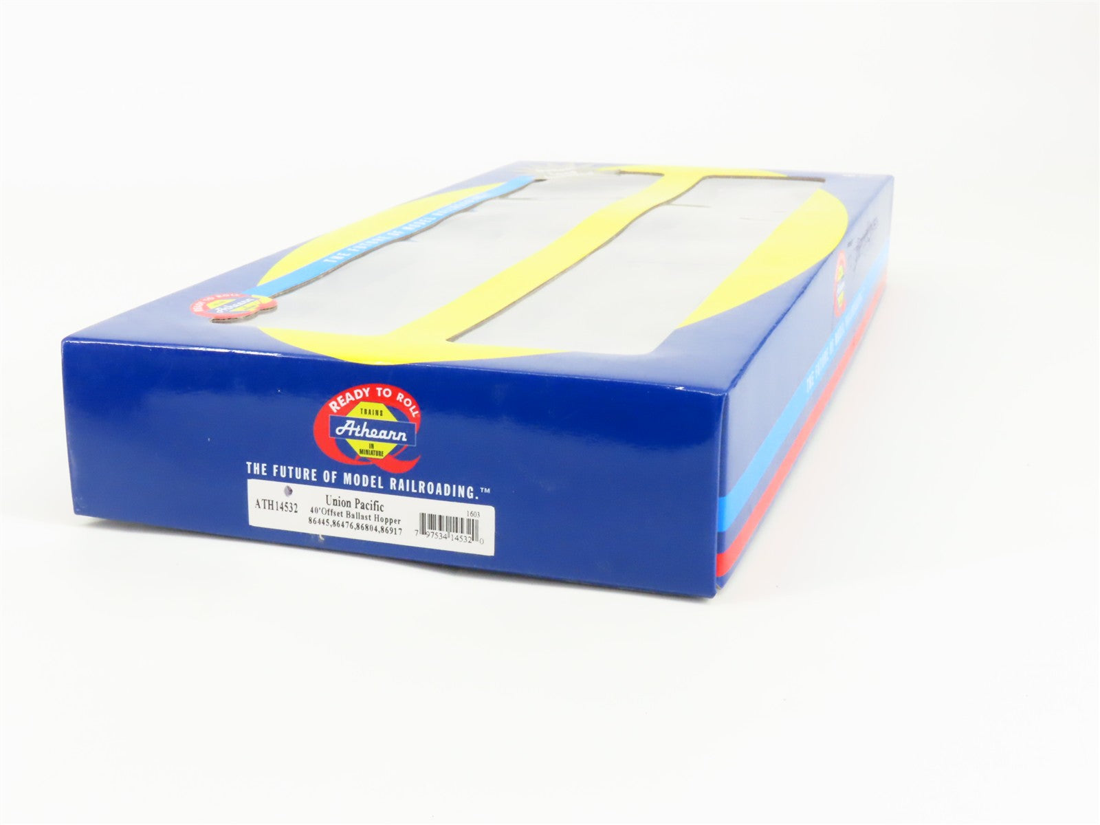 HO Scale Athearn ATH14532 Union Pacific 40' 40' Offset Ballast Hopper 4-Pack RTR