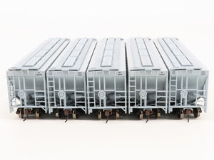 HO Scale Athearn 72392 UP Union Pacific 54' 3-Bay Covered Hopper 5-Pack RTR
