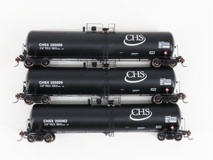 HO Scale Athearn ATH98437 CHSX CHS 30K Gallon Ethanol Tank Car 3-Pack RTR