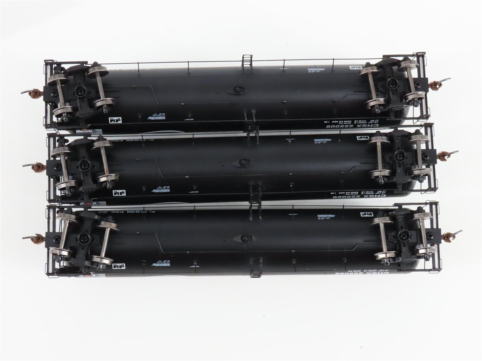 HO Scale Athearn ATH98437 CHSX CHS 30K Gallon Ethanol Tank Car 3-Pack RTR