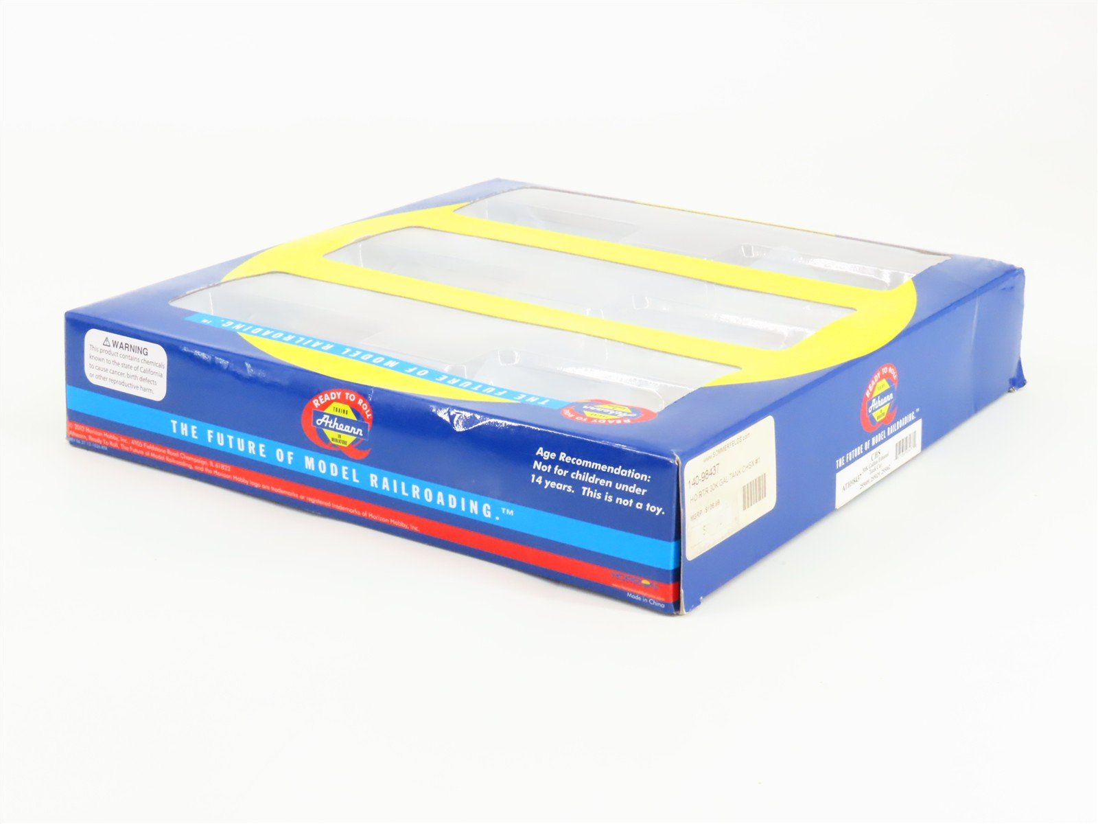 HO Scale Athearn ATH98437 CHSX CHS 30K Gallon Ethanol Tank Car 3-Pack RTR
