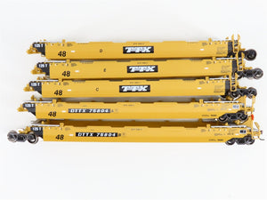HO Scale Athearn 92994 DTTX TTX Maxi III 5-Unit Well Car 5-Pack 75804 RTR