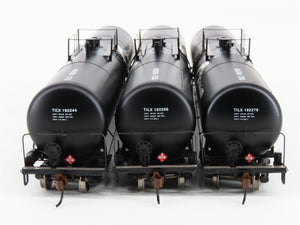 HO Scale Athearn 97623 Global Ethanol 30K Gallon Ethanol Tank Car 3-Pack RTR