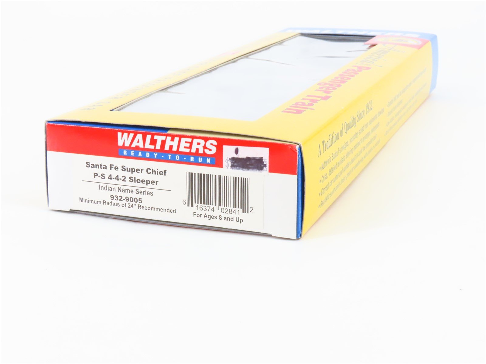HO Scale Walthers 932-9005 ATSF Santa Fe Super Chief 4-4-2 Sleeper Passenger Car