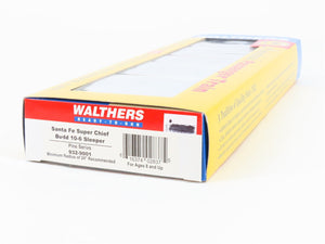 HO Scale Walthers 932-9001 ATSF Santa Fe Super Chief 10-6 Sleeper Passenger Car