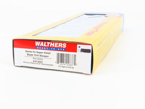 HO Scale Walthers 932-9001 ATSF Santa Fe Super Chief Budd 10-6 Sleeper Passenger