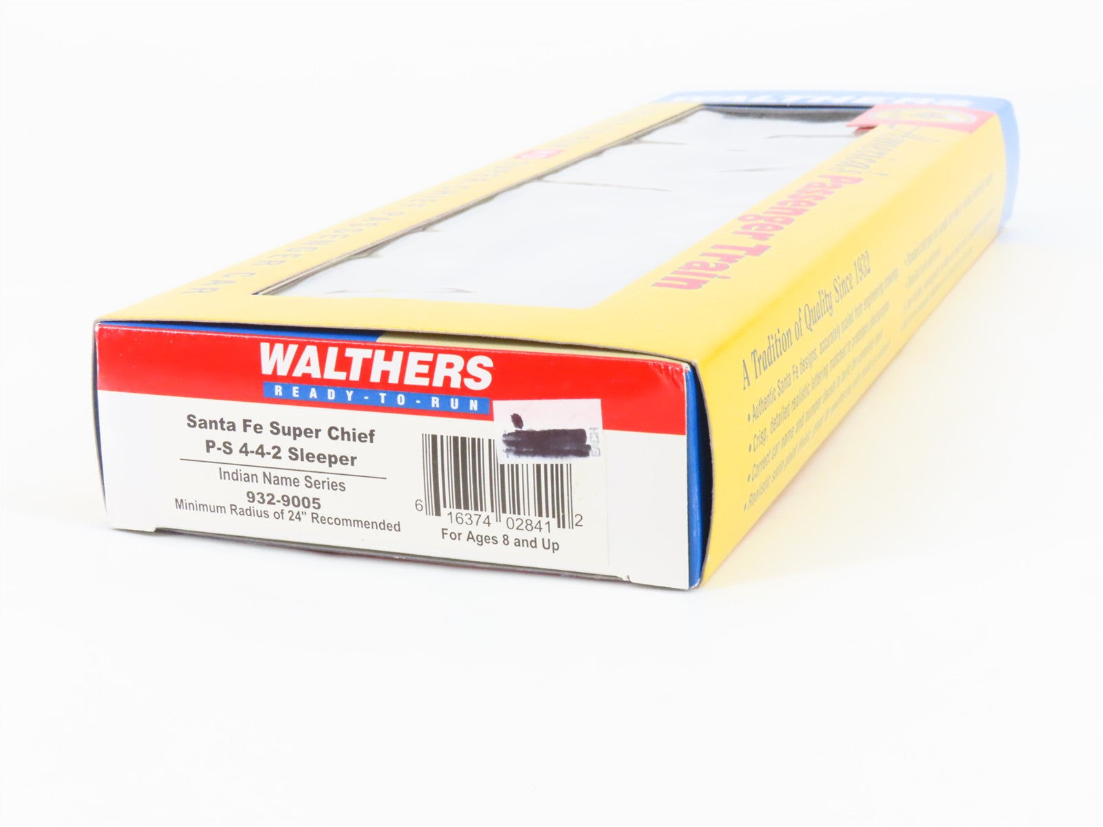 HO Scale Walthers 932-9005 ATSF Santa Fe Super Chief 4-4-2 Sleeper Passenger
