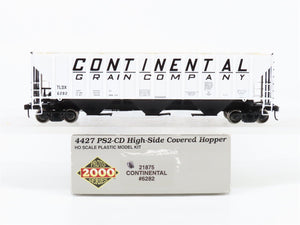 HO Scale Life-Like Proto 2000 21875 TLDX Continental 3-Bay Covered Hopper #6282