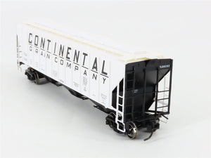 HO Scale Life-Like Proto 2000 21875 TLDX Continental 3-Bay Covered Hopper #6282