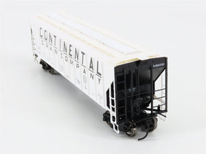HO Scale Life-Like Proto 2000 21875 TLDX Continental 3-Bay Covered Hopper #6282