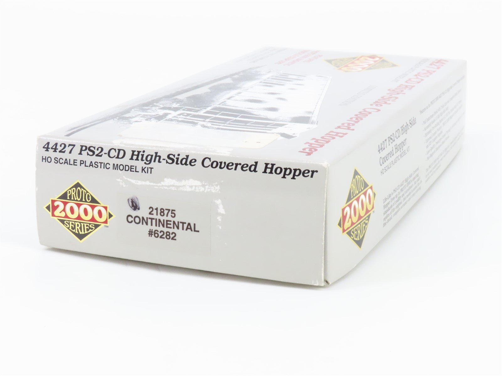 HO Scale Life-Like Proto 2000 21875 TLDX Continental 3-Bay Covered Hopper #6282