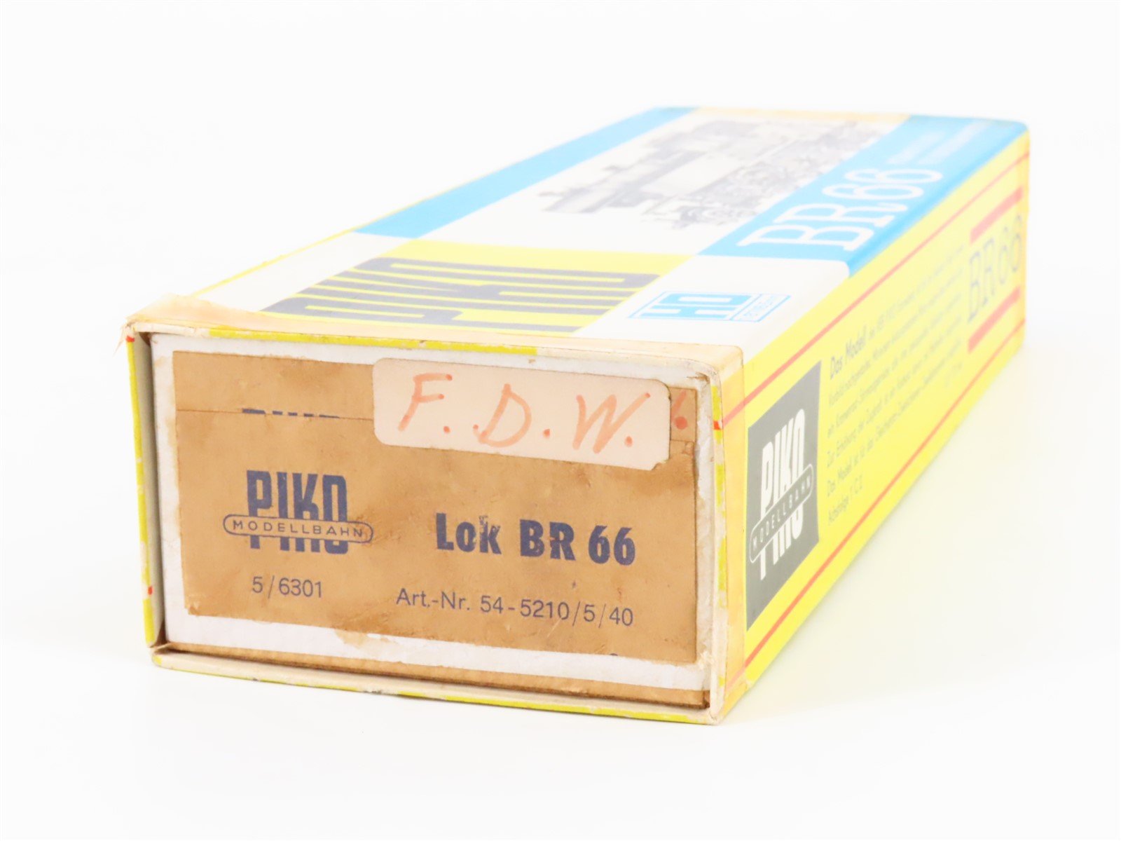 HO Scale PIKO 54-5210 DB Deutsche Bundesbahn 2-6-4T BR66 Tank Steam #002