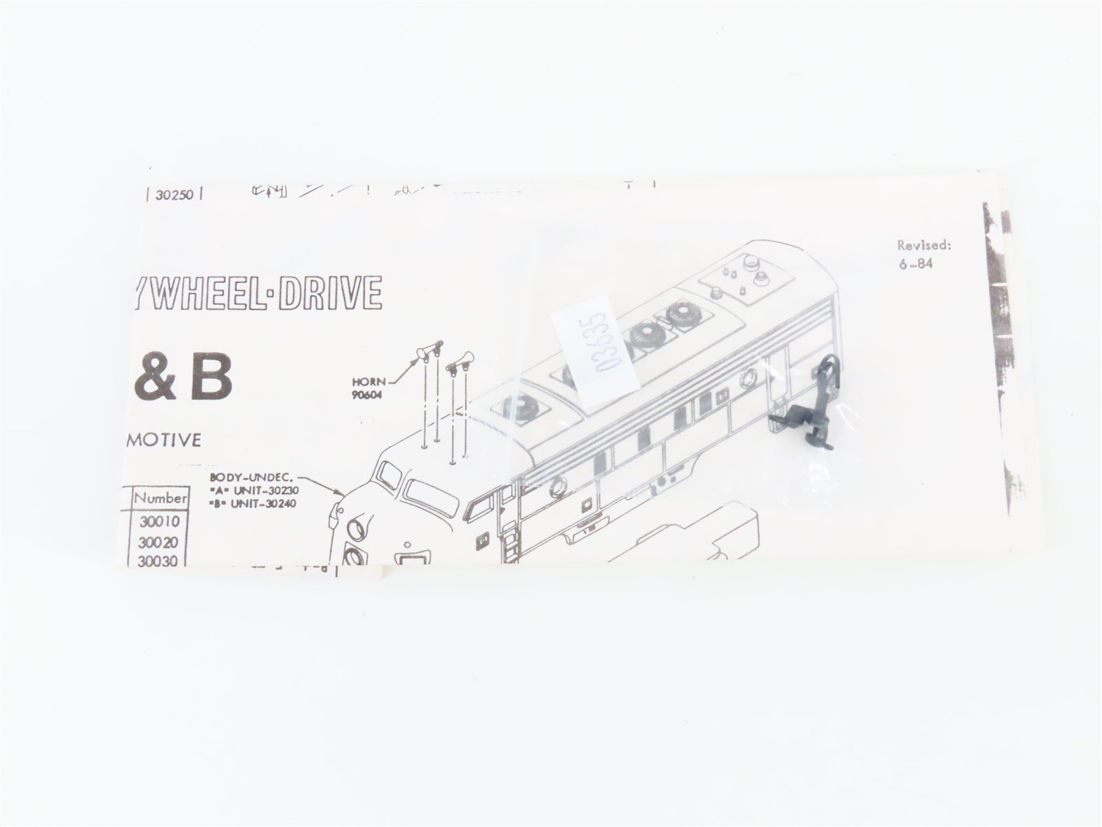HO Scale Athearn/Hobbycraft ARR Alaska EMD F7B Diesel #1521 - Custom - Unpowered
