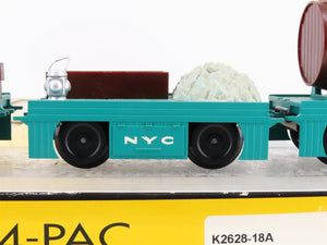 O Gauge 3-Rail K-Line K2628-18A NYC New York Central Speeder w/3 Trailers