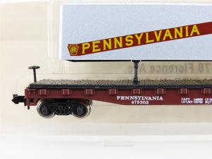 N Scale Atlas 3774 PRR Pennsylvania Flatcar #475303 w/40' Trailer
