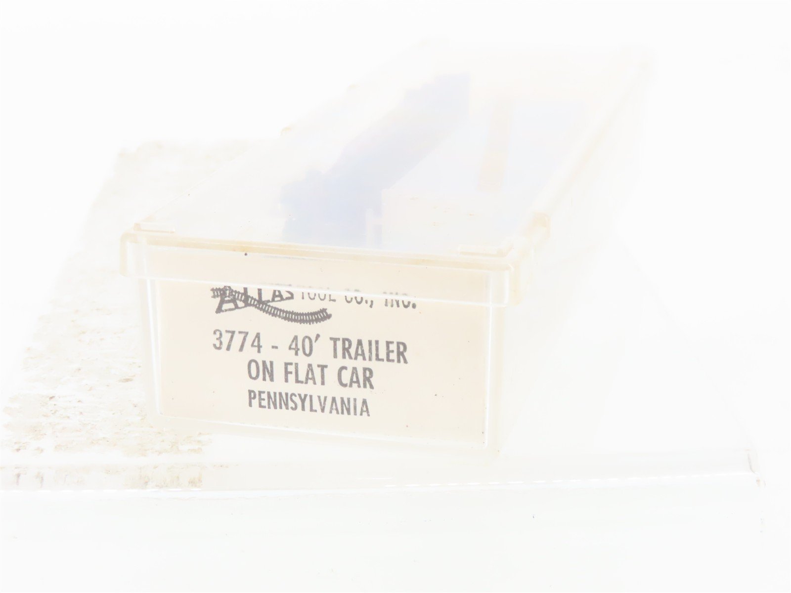 N Scale Atlas 3774 PRR Pennsylvania Flatcar #475303 w/40' Trailer