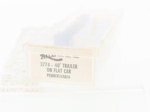 N Scale Atlas 3774 PRR Pennsylvania Flatcar #475303 w/40' Trailer