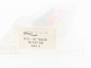 N Scale Atlas 3775 ATSF Santa Fe Flatcar #92308 w/40' Trailer