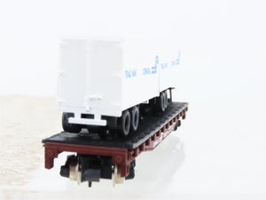 N Scale Atlas 3742 CR Conrail Flatcar #700829 w/40' Trailer