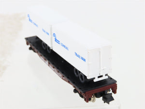 N Scale Atlas 3742 CR Conrail Flatcar #700829 w/40' Trailer
