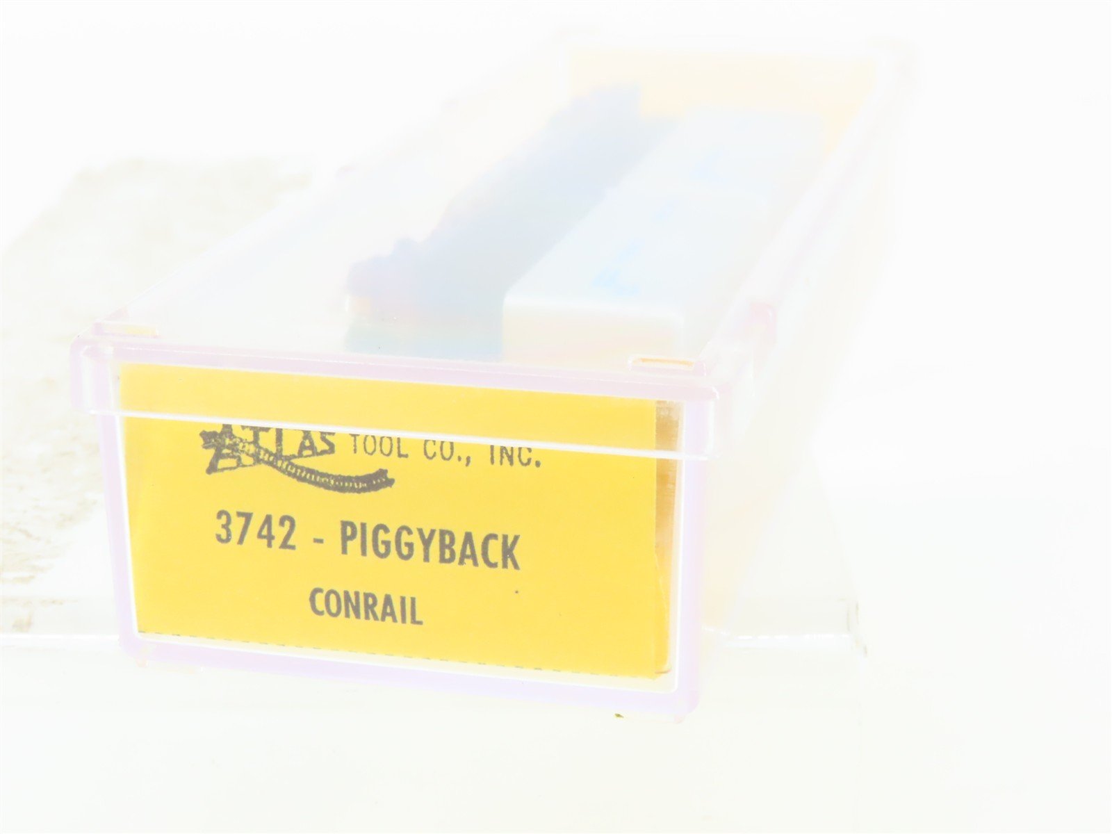 N Scale Atlas 3742 CR Conrail Flatcar #700829 w/2 Trailers