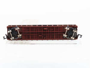 N Scale Atlas 3745 ATSF Santa Fe Flatcar #92308 w/2 Trailers Weathered