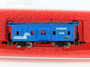N Scale Con-Cor 0001-01251U CR Conrail Bay Window Caboose #23456