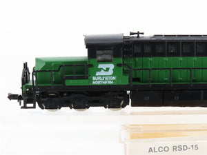 N Scale Model Power 7551 BN Burlington Northern RSD15 Diesel Locomotive #7551