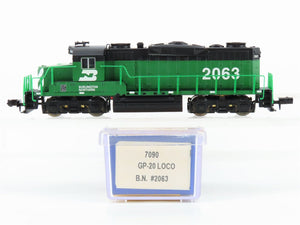 N Scale Life-Like 7090 BN Burlington Northern GP20 Diesel Locomotive #2063