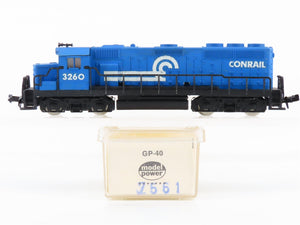 N Scale Model Power 7561 CR Conrail GP40 Diesel Locomotive #3260