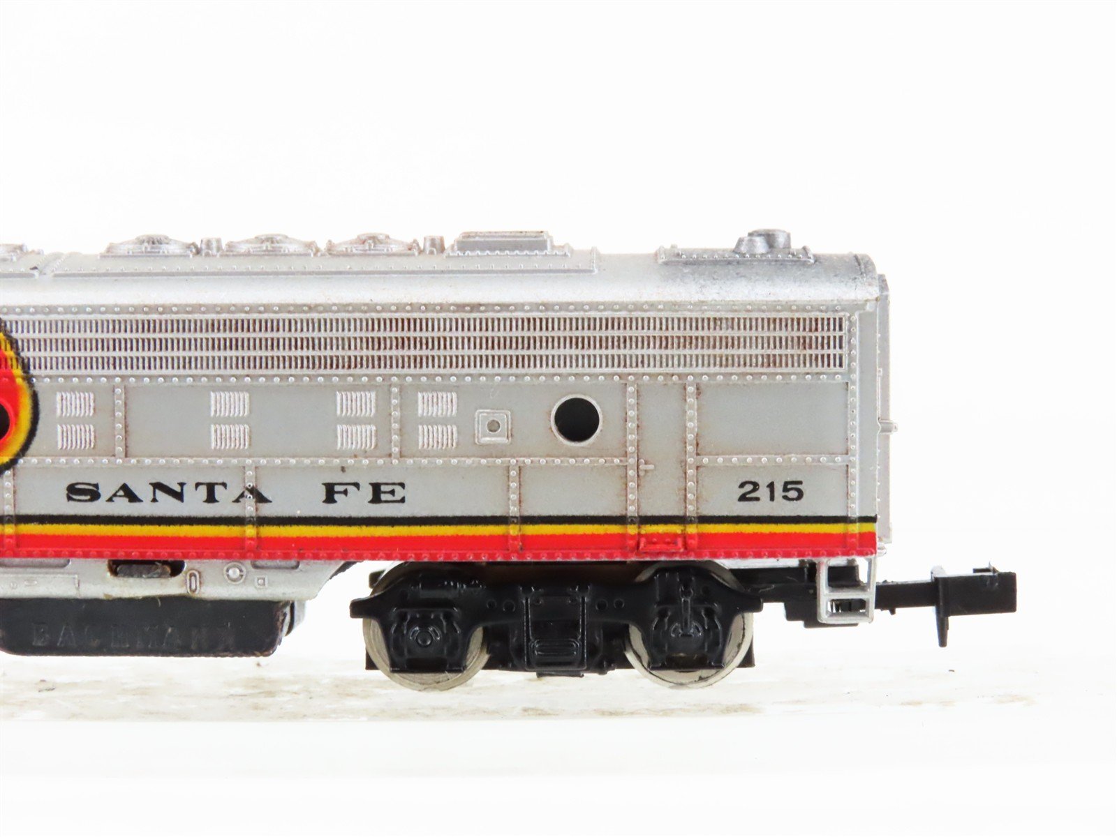 N Scale ATSF Santa Fe F7A Diesel Locomotive #215 Customized