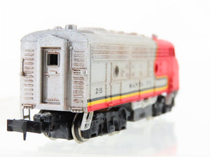 N Scale ATSF Santa Fe F7A Diesel Locomotive #215 Customized