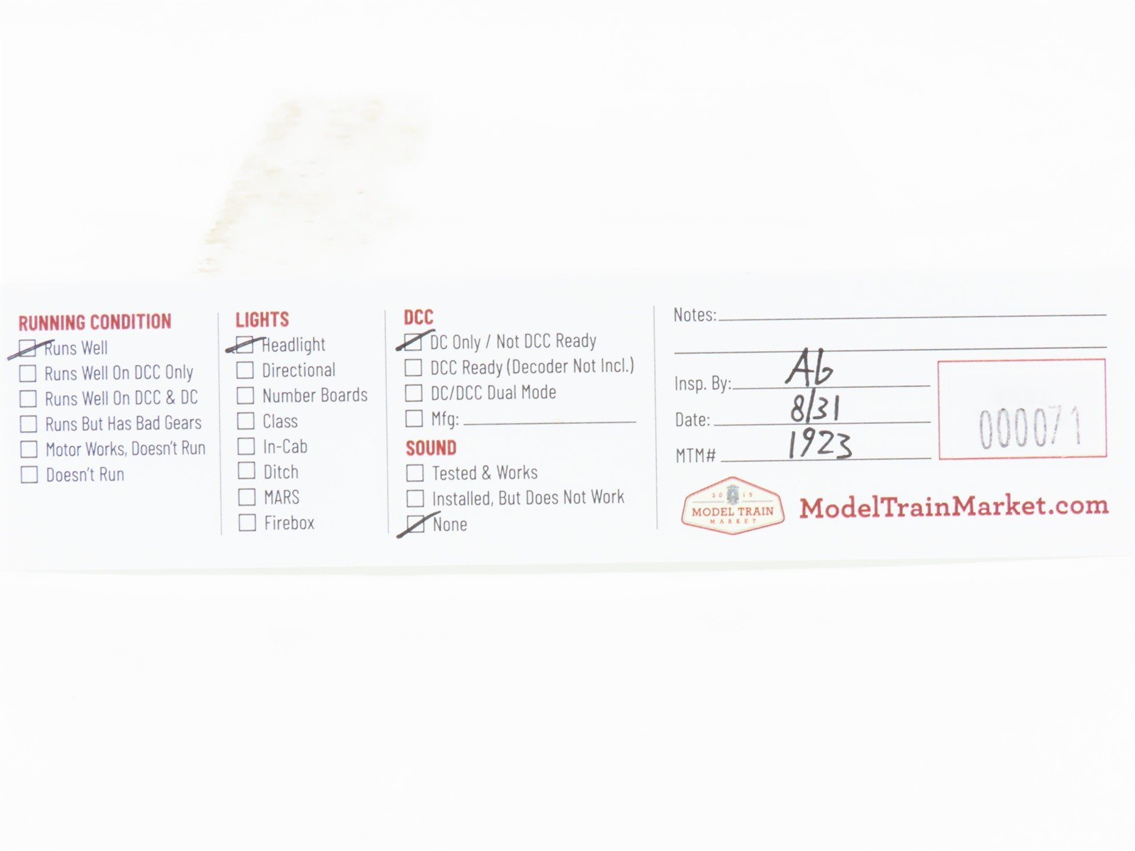 N Scale ATSF Santa Fe F7A Diesel Locomotive #215 Customized