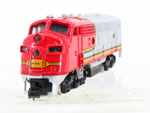 N Scale Bachmann ATSF Santa Fe F7A Diesel Locomotive #215 w/ Caboose